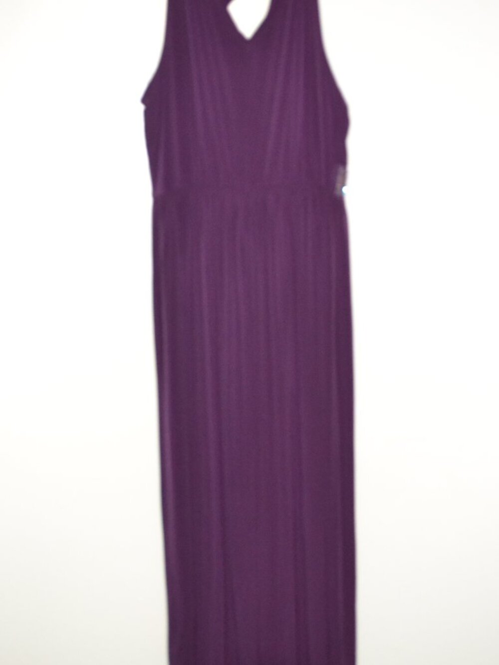 Espresso Purple Embellished Empire Waist Maxi Dress Women’s 3X Plus Formal - Picture 3 of 7